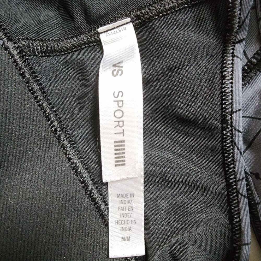 Victoria’s Secret VSX Sports Bra Grey Black - Picture 3 of 4